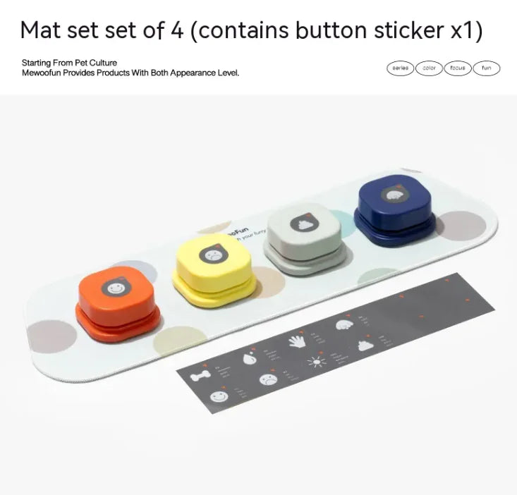 Pet Toy Communication Buttons (Variants)