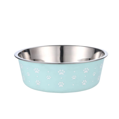 Stainless Steel Durable Pet Food Bowl (Design Variants)