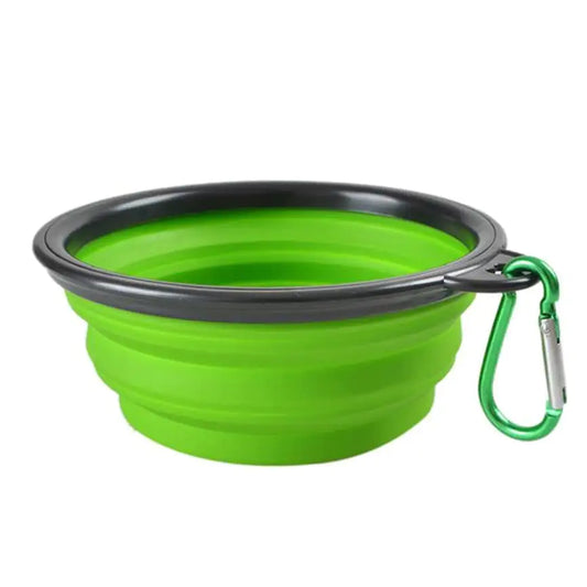 New Foldable Silicone Dog Pet Bowl (Colour Variants)