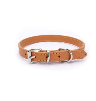 Cat and Dog Collar with Leash (PU Material)