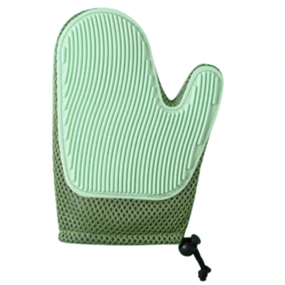 Luvas de silicone para massagem e escovas para remoção de pelos de animais