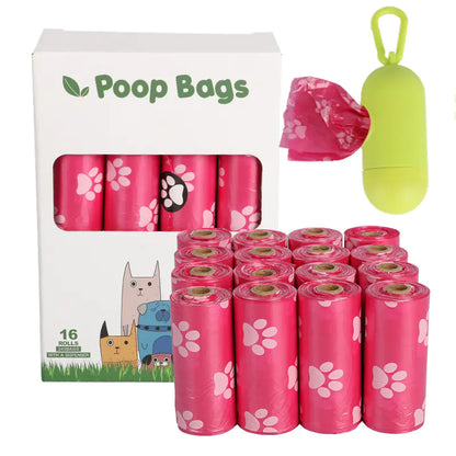 Sacos biodegradáveis ​​para cocó de cão (variações de cor e quantidade)