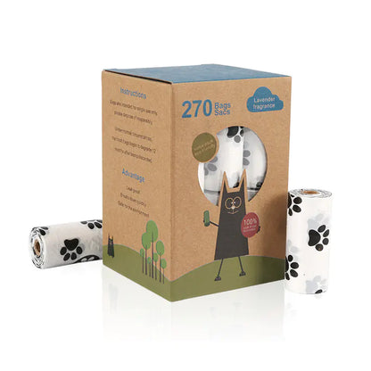 Sacos biodegradáveis ​​para cocó de cão (variações de cor e quantidade)