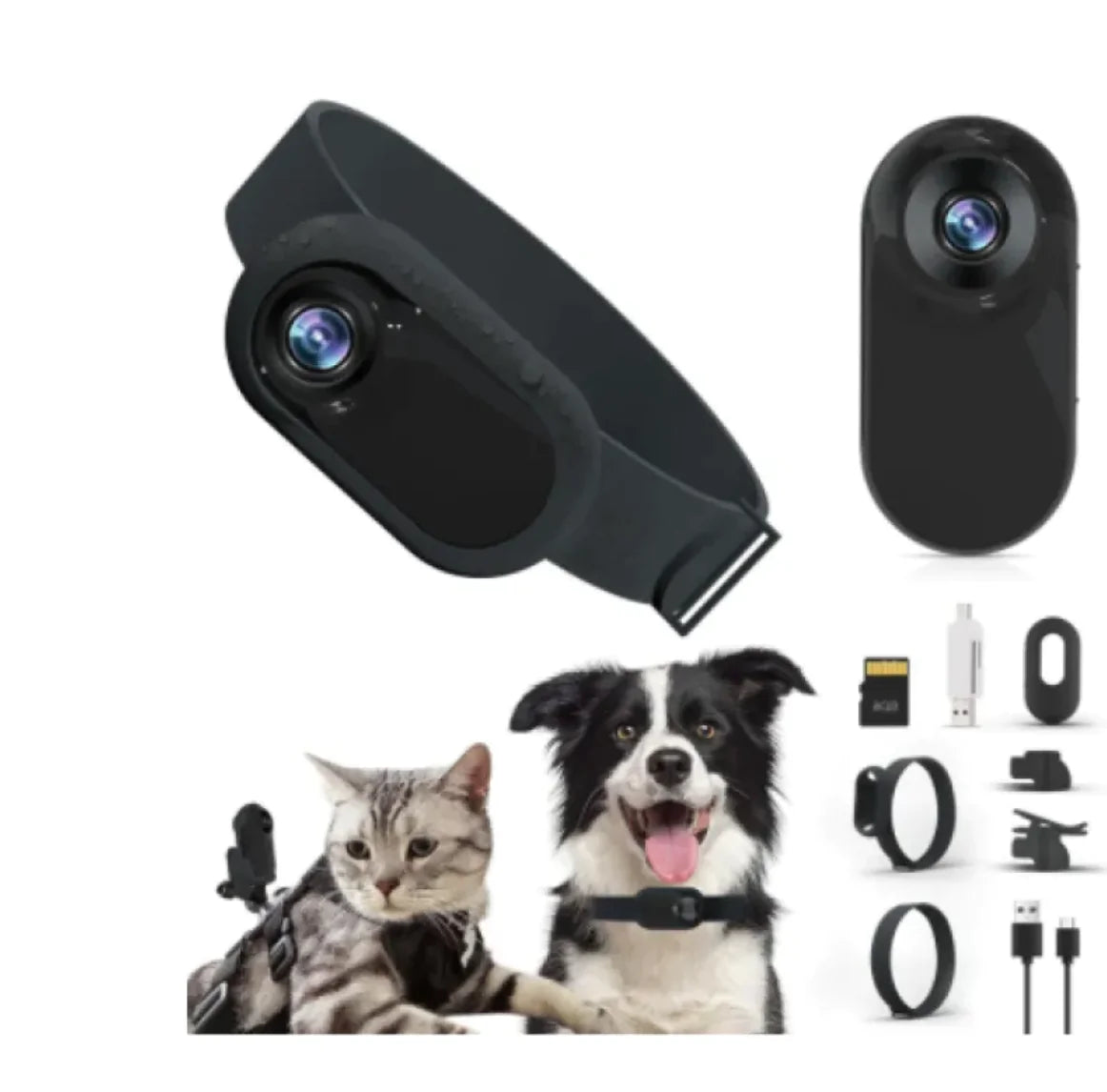 Pet Collar Camera for Cats and Dogs