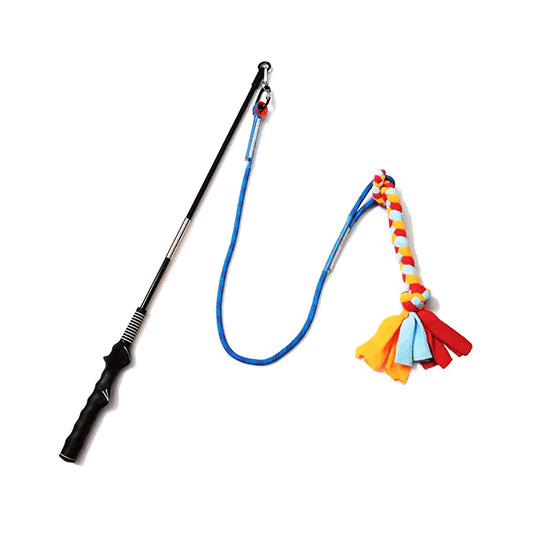 Portable Interactive Pet Training Rope Toy for Outdoors