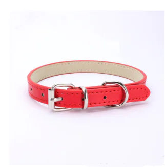 Cat and Dog Collar with Leash (PU Material)