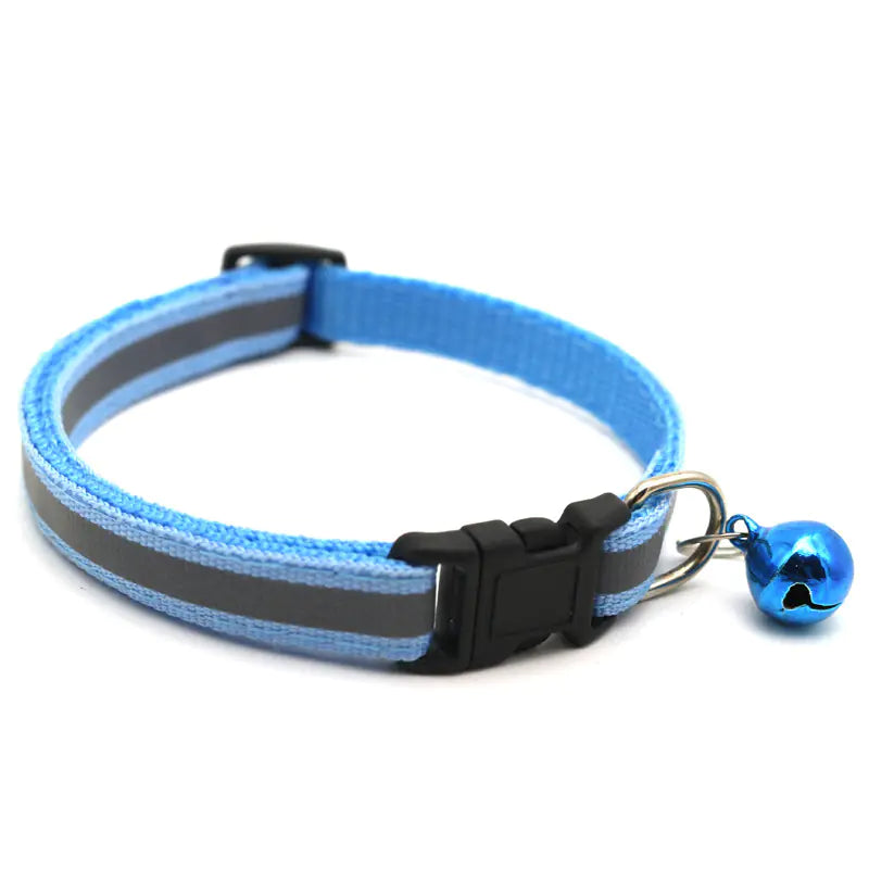 Reflective Bell Cat Collar for Pets (Adjustable)