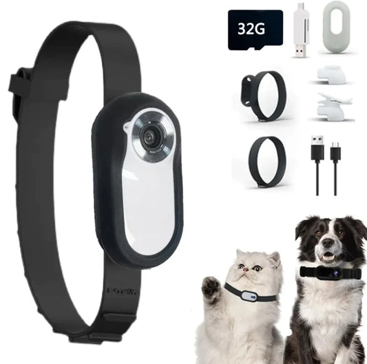 Pet Collar Camera for Cats and Dogs