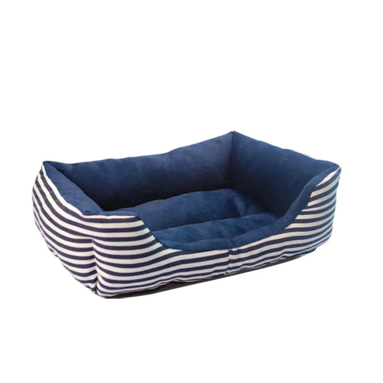 Luxury Retro Square Pet Bed and Sofa for Dogs (Colour & Size Variants)