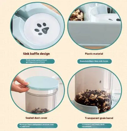 Automatic Pet Food and Water Feeder for Cats and Dogs (Colour Variants)