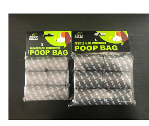 Embalagem de sacos para deposição de fezes de cão (tamanho: S ou L)