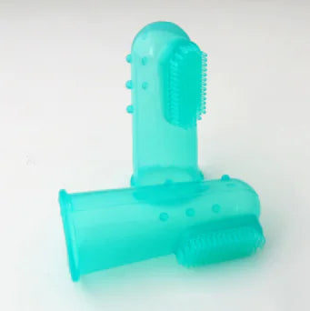 Silicone Finger Toothbrush for Pets - Safe and Non-Toxic (Colour Variants)
