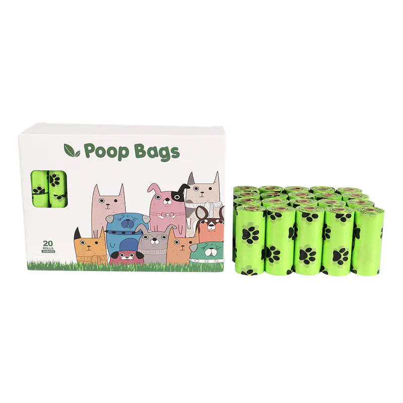 Sacos biodegradáveis ​​para cocó de cão (variações de cor e quantidade)
