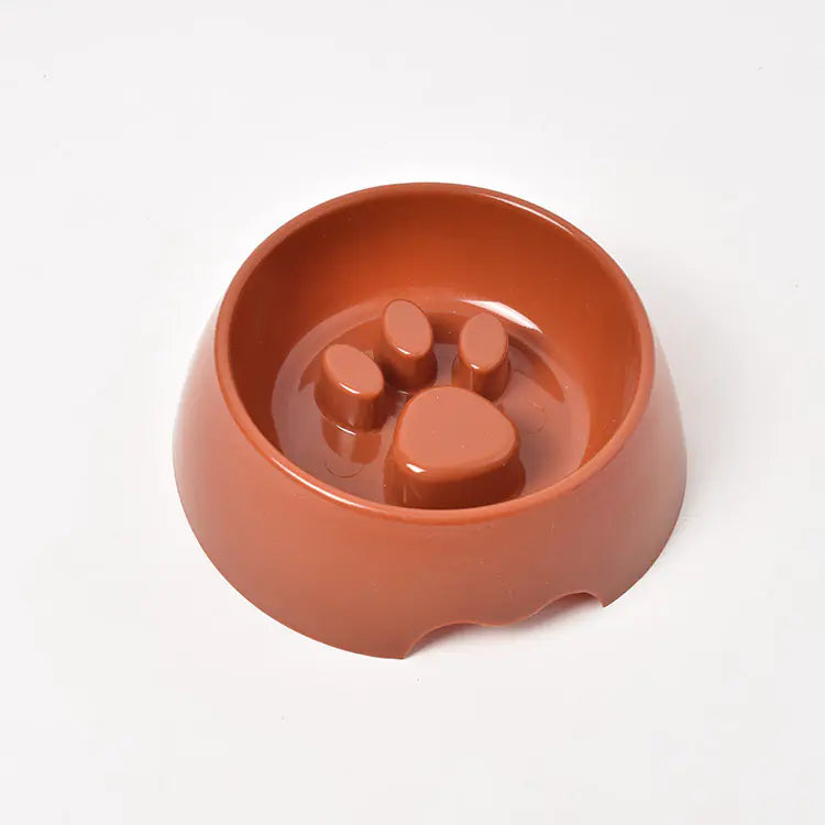Thickened Plastic Anti-Choke Slow Feed Dog Bowl (Variants)