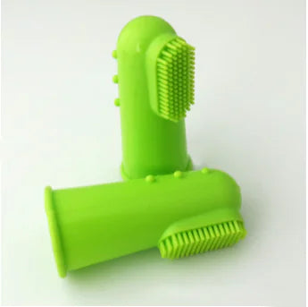 Silicone Finger Toothbrush for Pets - Safe and Non-Toxic (Colour Variants)