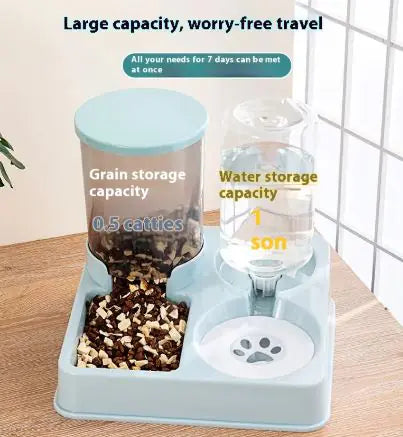 Automatic Pet Food and Water Feeder for Cats and Dogs (Colour Variants)