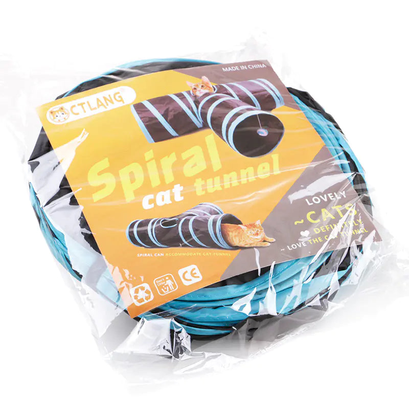 Pet Supplies Cat Crinkle Tunnel Foldable Toy (Variants)