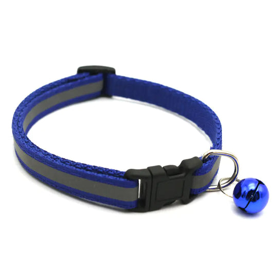 Reflective Bell Cat Collar for Pets (Adjustable)